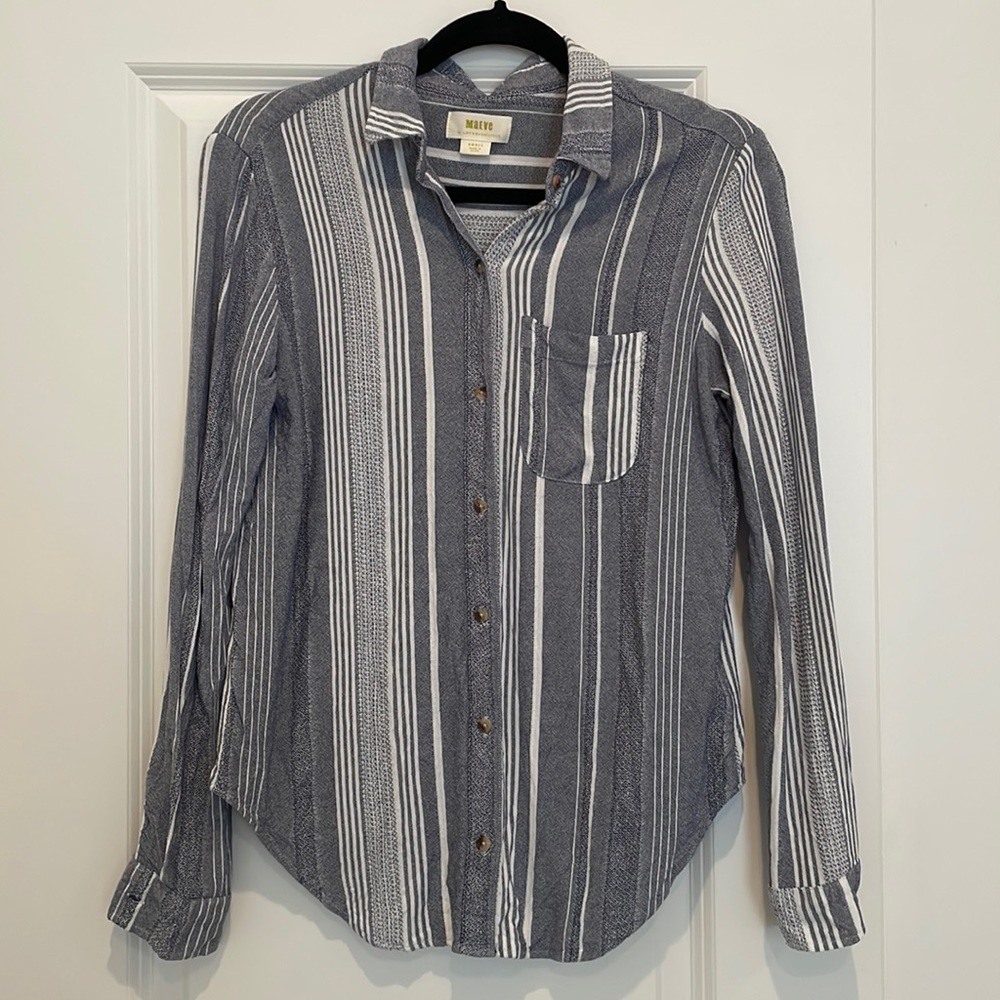 Maybe Anthropologie striped button down